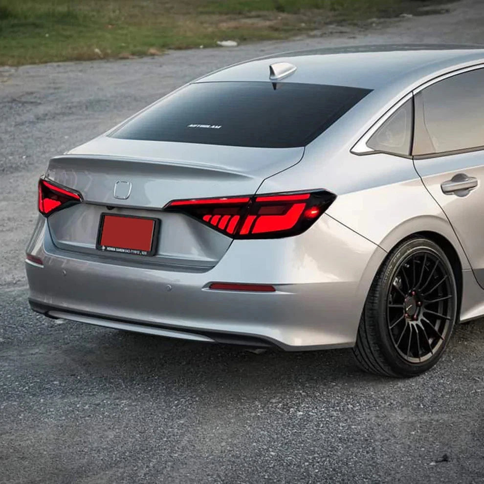 NTXGlow Smoked Red LED Tail Lights (2022-2025 Honda Civic 11th Gen)