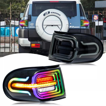 NTXGlow RGB LED Tail Lights (2007-2021 Toyota FJ Cruiser)