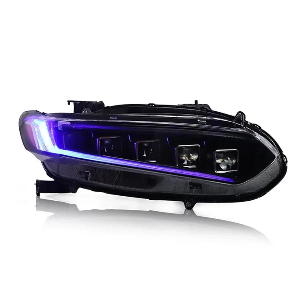 NTXGlow LED Headlights with DRL Sequential Turn Signal (2018-2021 Honda Accord)