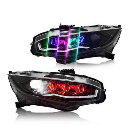 NTXGlow LED Headlights (2016-2021 Honda Civic 10th Gen)