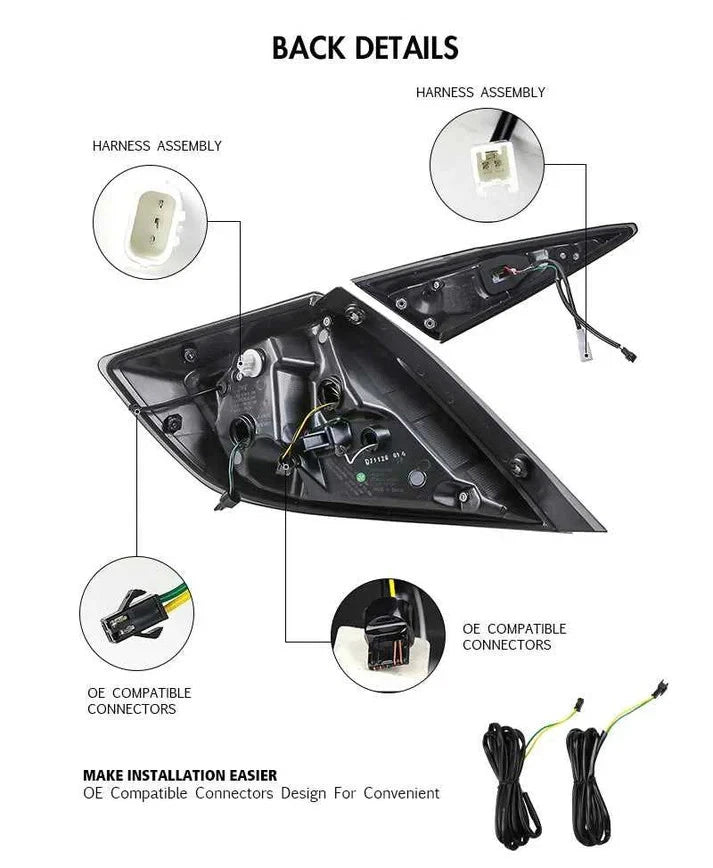 NTXGlow Clear LED Tail Lights (2016-2021 Honda Civic)