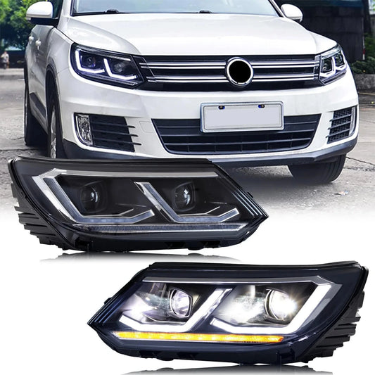 NTXGlow Start-UP Animation LED Headlights (2013-2017 Volkswagen Tiguan)