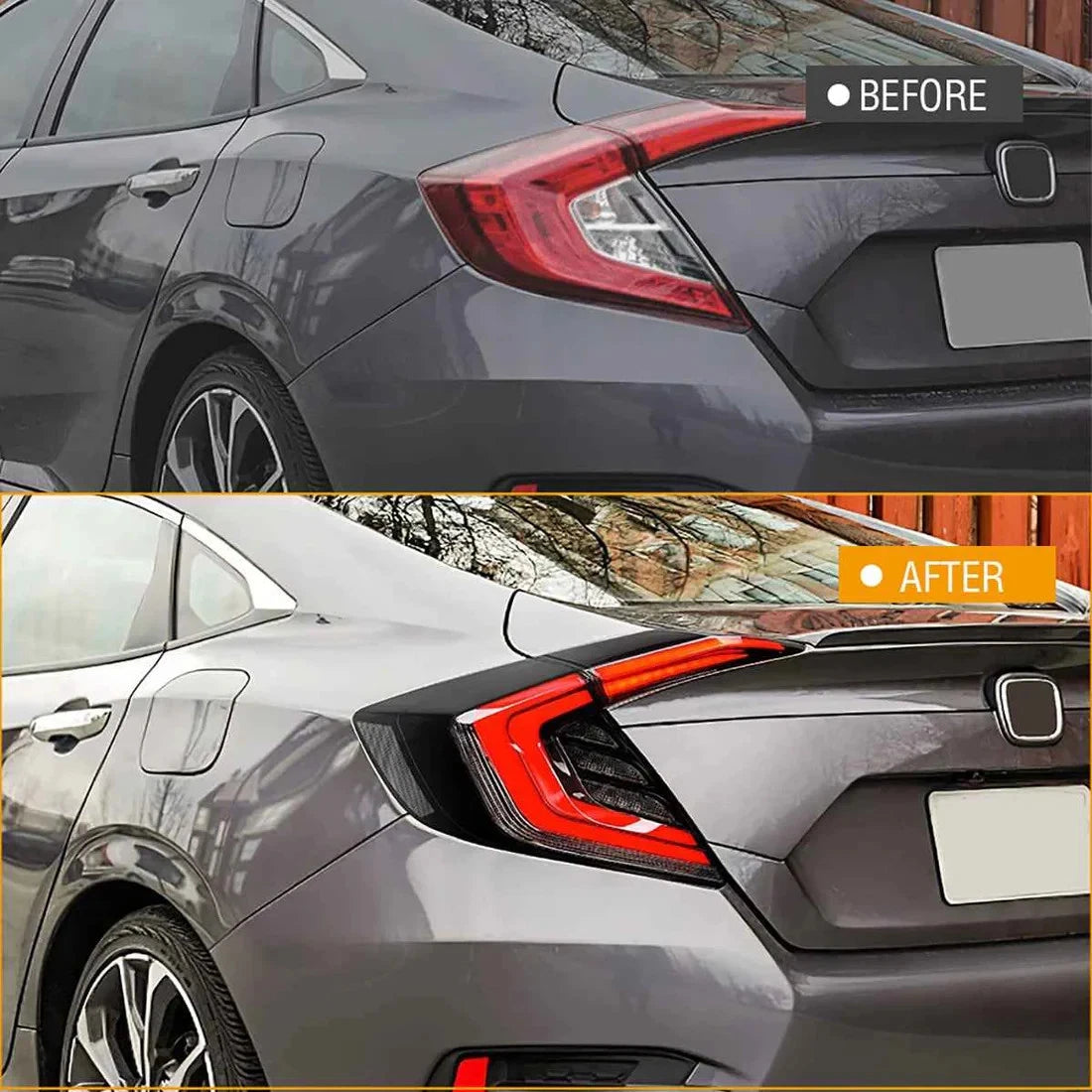 NTXGlow Crystal LED Tail Lights (2016-2021 Honda Civic 10th Gen)