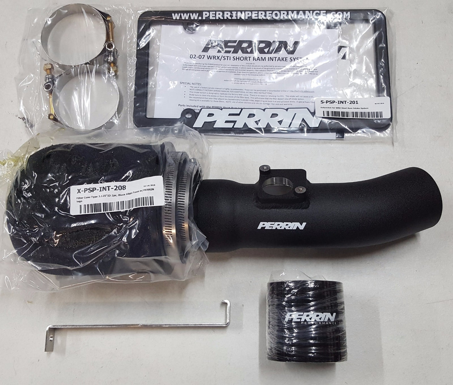 PERRIN Performance Tow Hook Kit for 15-19 MK7 GTI Neon Yellow