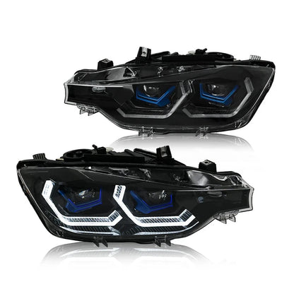 NTXGlow Halogen Projector Headlights (2013-2018 BMW 3-Series F30 F31 328i 335i)