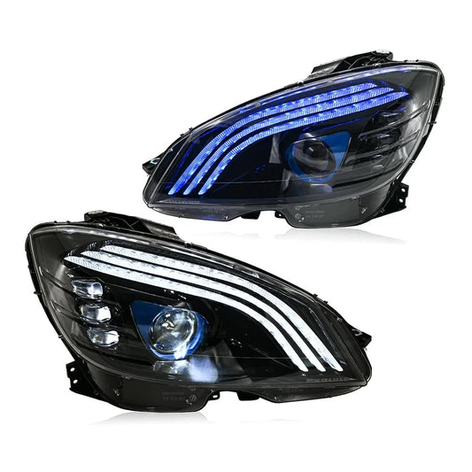 NTXGlow LED Headlights 2008-2011 Mercedes-Benz C-Class W204 (Xenon Version)