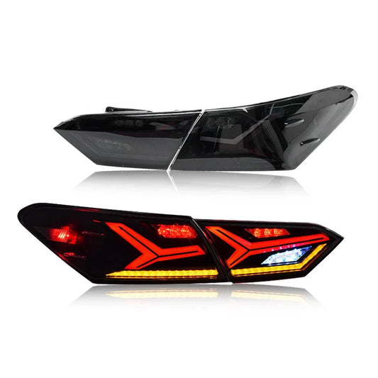 NTXGlow Smoke Tail Lights For (2018-2024 Toyota Camry SE, LE, XSE, XLE, TRD)