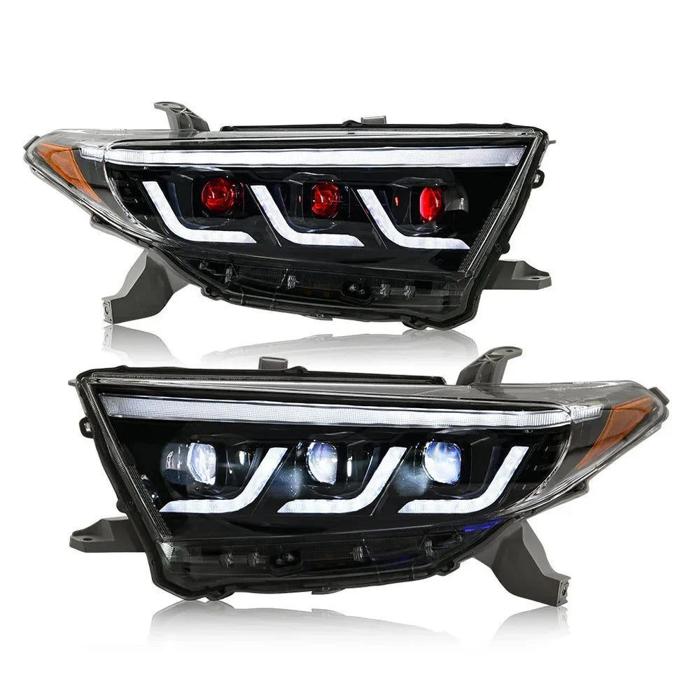 NTXGlow Demon Eyes LED Headlights (2012-2014 Toyota Highlander)