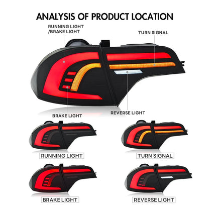 NTXGlow LED Tail Lights (2006-2011 Honda Civic Sedan 4-Door)