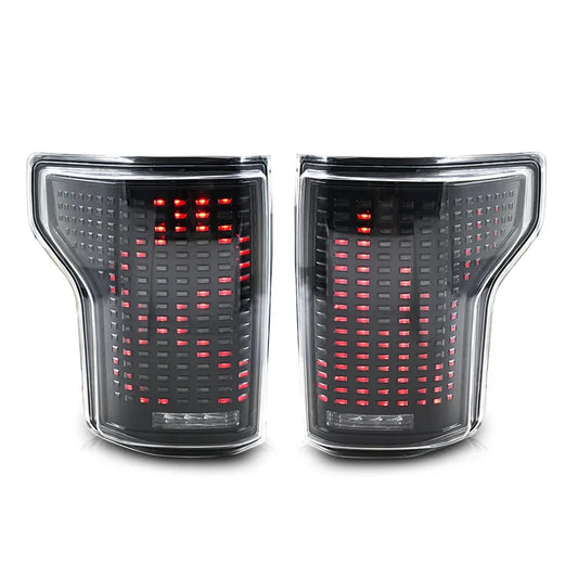 NTXGlow Clear Digital LED Tail Lights (2015-2020 Ford F-150)