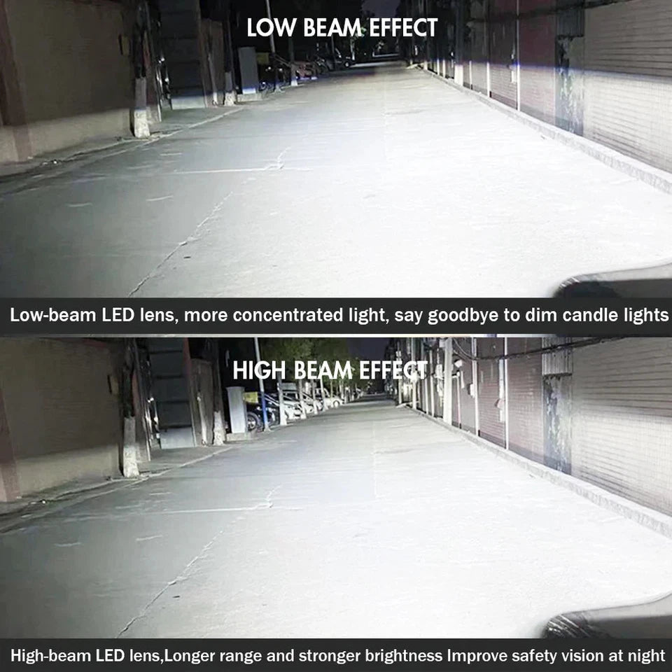 NTXGlow Triple Beams LED Headlights (2010-2011 Toyota Camry)