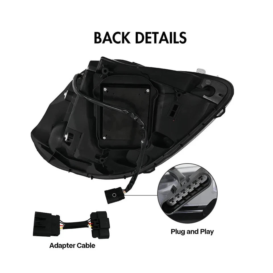 NTXGlow LED Headlights (2005-2013 Chevrolet Corvette C6)