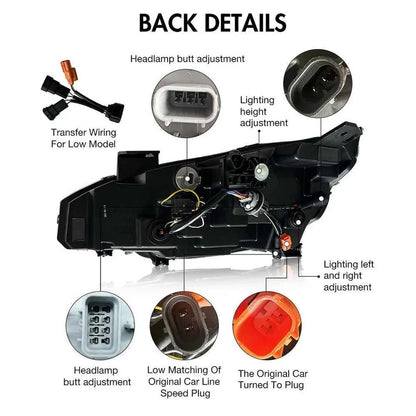NTXGlow LED Headlights (2016-2021 Honda Civic 10th Gen)