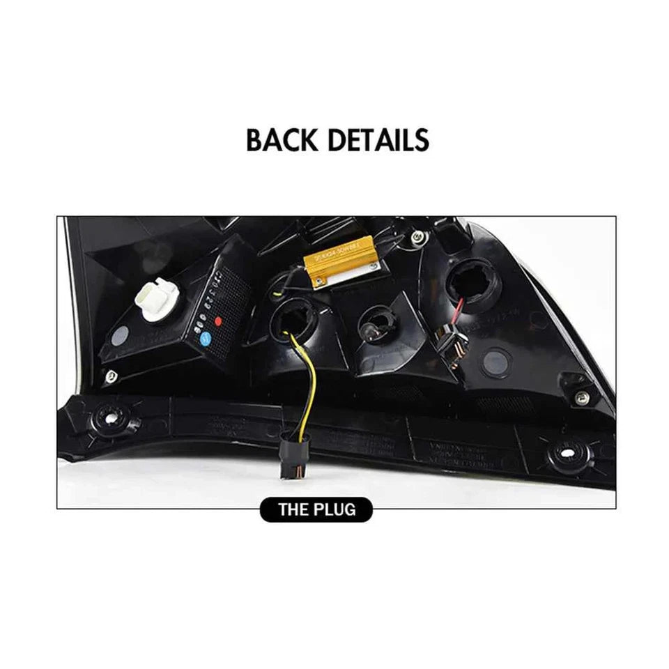 NTXGlow Smoked LED Tail Lights with Start-up Animation (2014-2018 Honda Jazz)