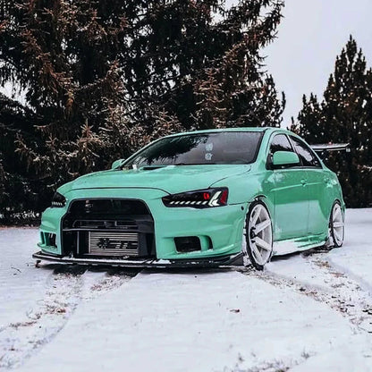 NTXGlow Start-up Animation LED Headlights (2008-UP Mitsubishi Lancer EVO EX)