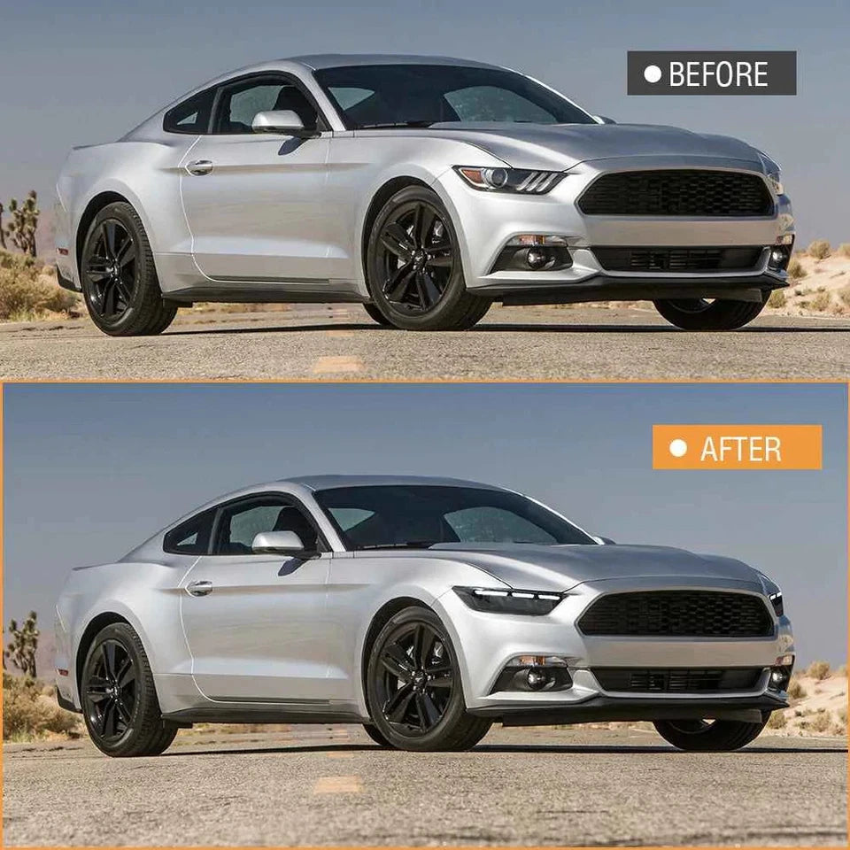 NTXGlow Carbon Fiber LED Headlights (2015-2017 Ford Mustang S550)