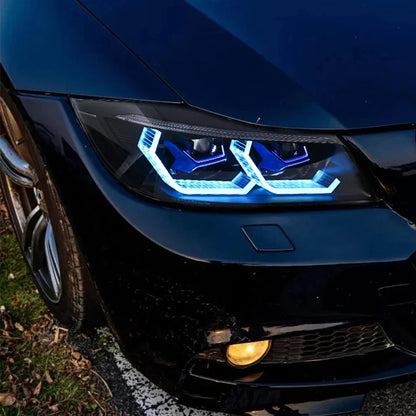 NTXGlow RGB Halogen Headlights (2009-12 BMW 3-Series E90 E91 320i 323i 325 330 335)