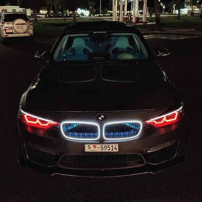 NTXGlow White Grille Lights (2013-2018 BMW 3-Series F30, F35 M3)