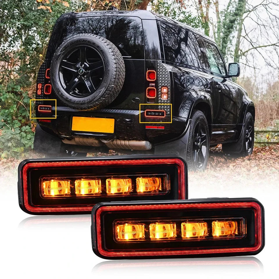 NTXGlow LED Bumper Brake Tail Lights (2020-2025 Land Rover Defender)