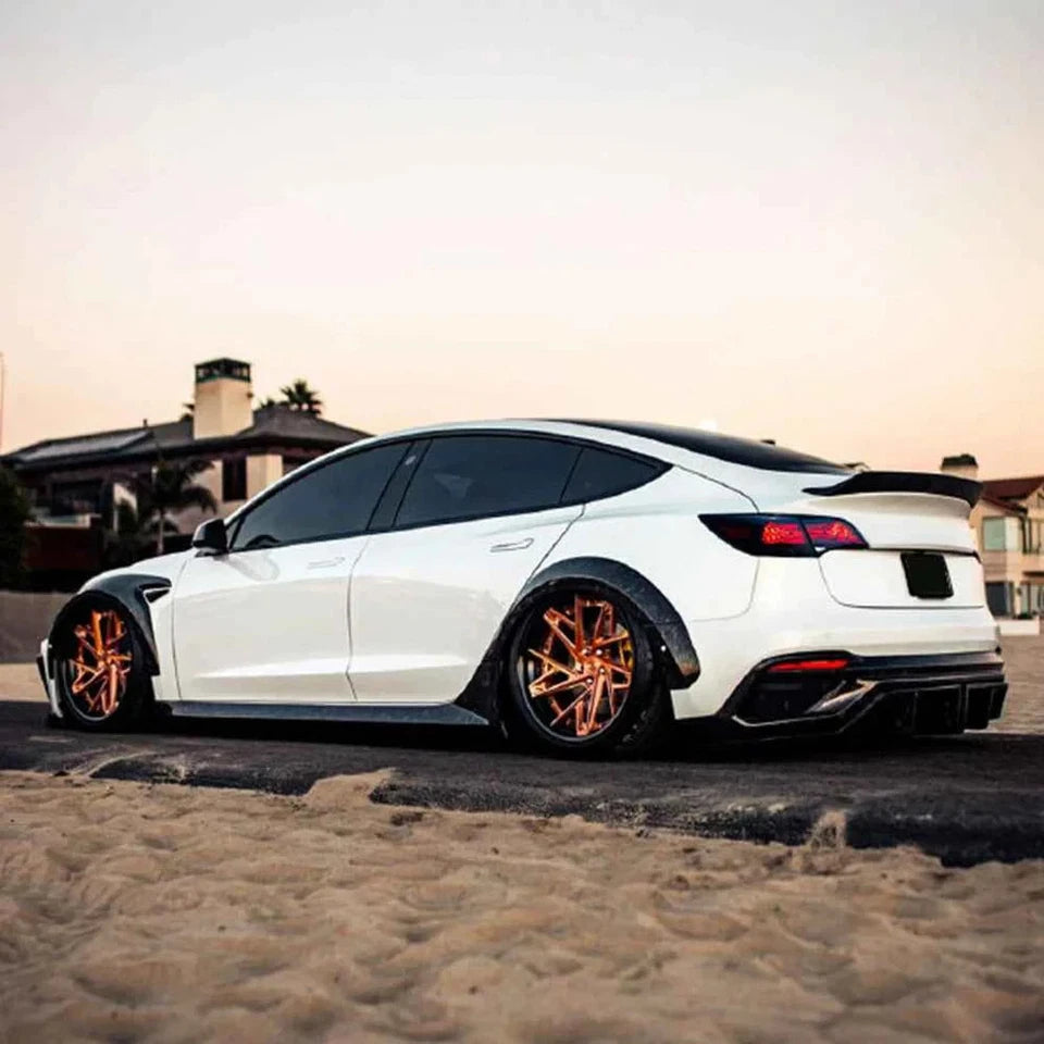 NTXGlow Smoked LED Tail Lights 2017-2022 Tesla Model 3 & Y (X-Men Series Style)