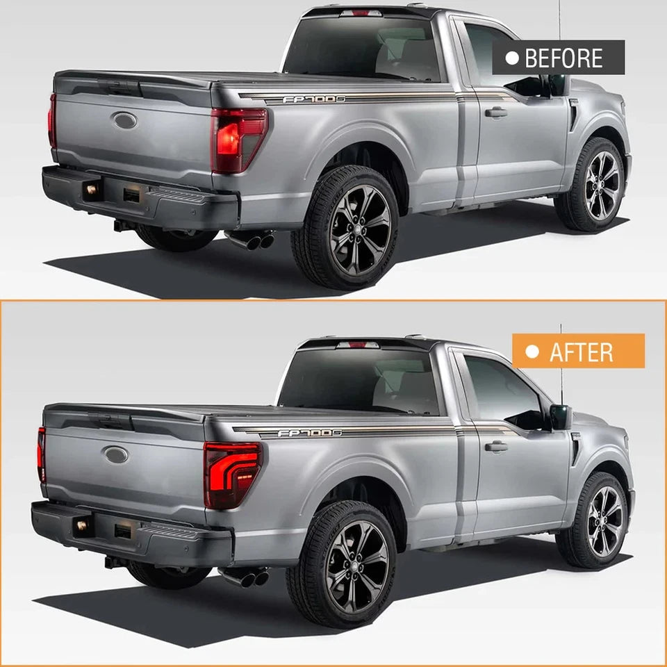 NTXGlow Red LED Tail Lights (2020-2025 Ford F-150)