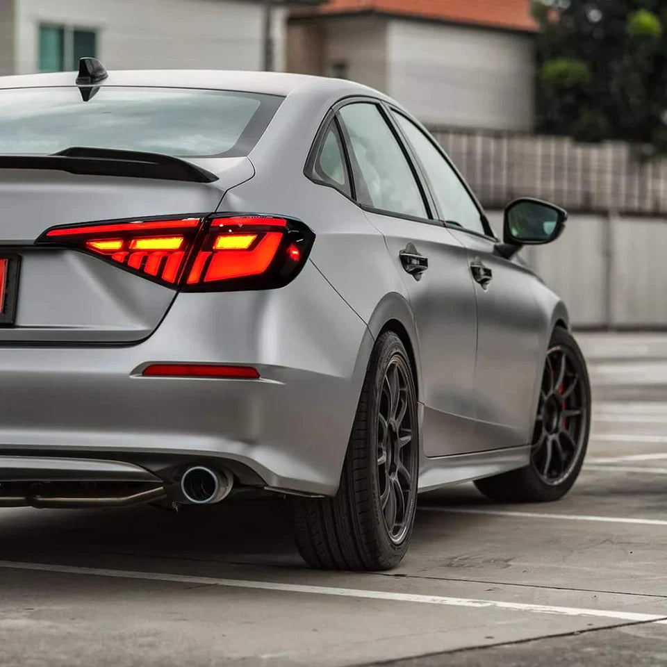 NTXGlow Smoked White LED Tail Lights (2022-2025 Honda Civic 11th Gen)