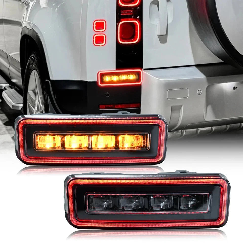NTXGlow LED Bumper Brake Tail Lights (2020-2025 Land Rover Defender)