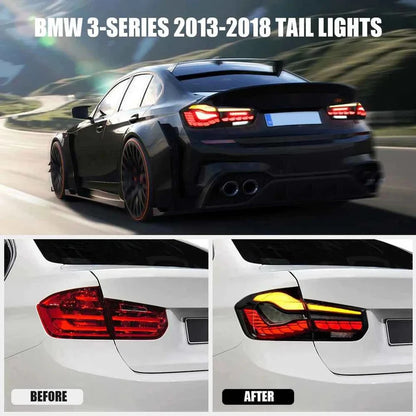 NTXGlow Smoked LED Tail Lights (2013-2018 BMW 3-Series F30, F35, F80)