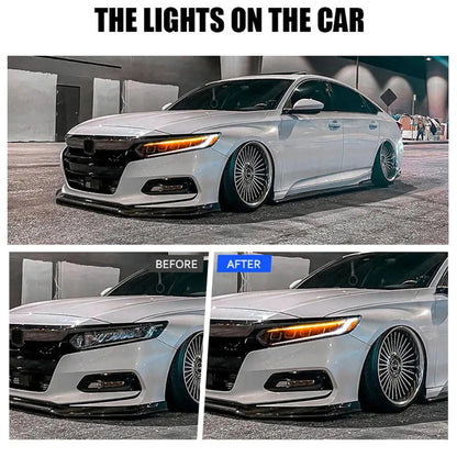NTXGlow LED Headlights with DRL Sequential Turn Signal (2018-2021 Honda Accord)