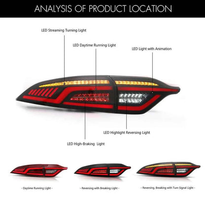 NTXGlow Smoked LED Tail Lights (2020-2024 Toyota Corolla US)