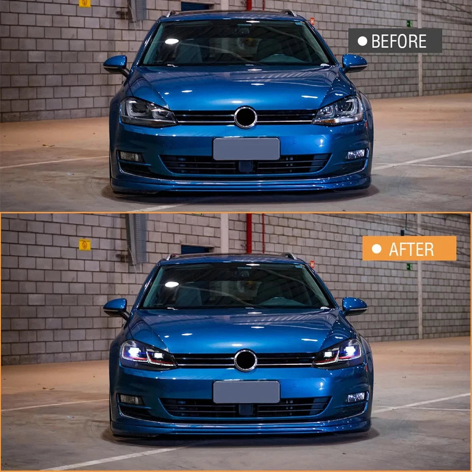 NTXGlow LED Headlight 2013-18 Volkswagen Golf MK7 (LED Version)