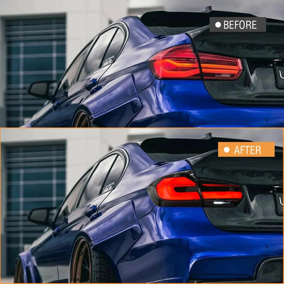 NTXGlow Smoke Red LED Tail Lights (2013-2018 BMW 3-Series F30)