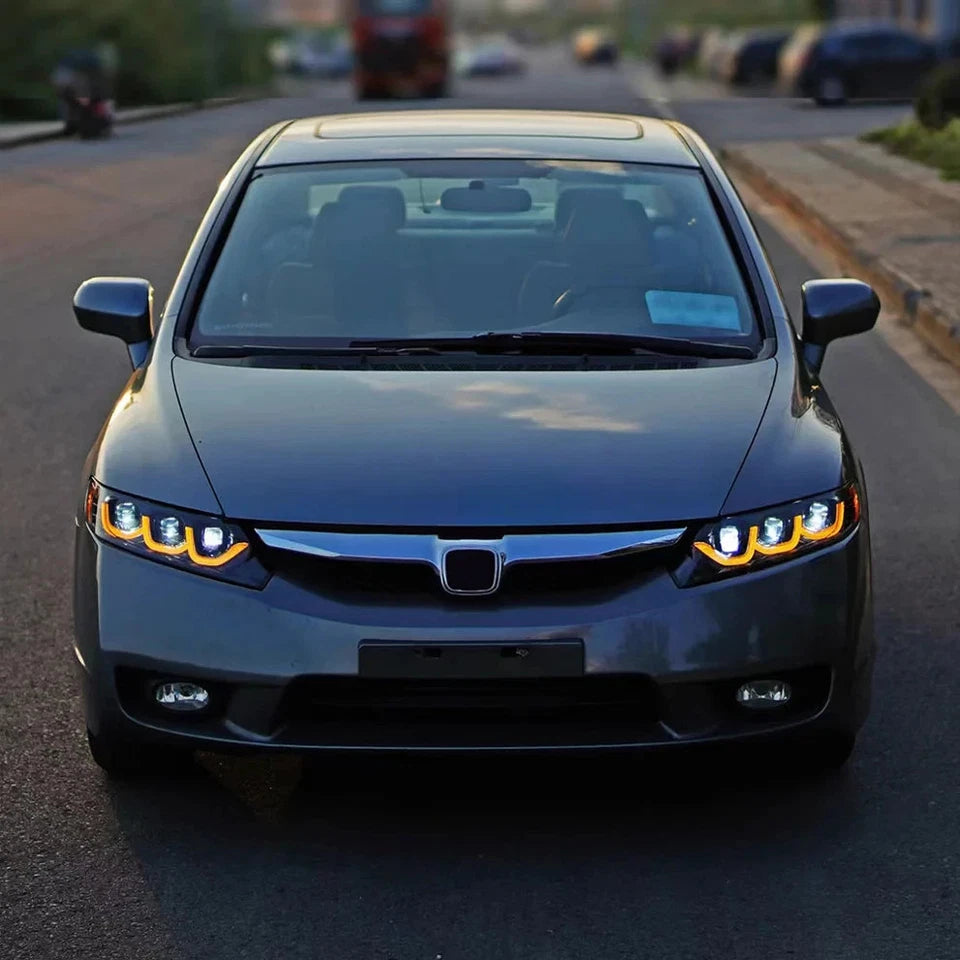 NTXGlow LED Headlights (2006-2011 Honda Civic 4DR 8th Gen Sedan)