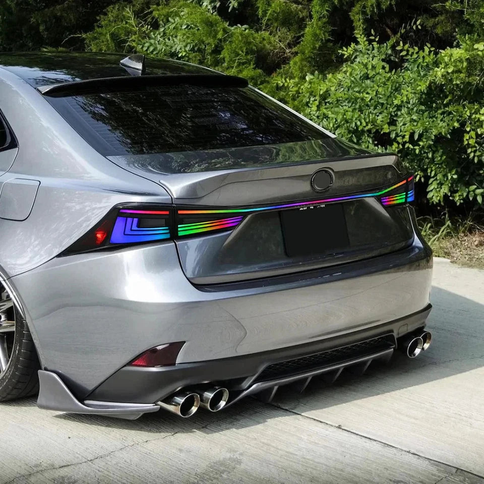 NTXGlow RGB Tail Lights (2014-21 Lexus IS250 IS300 IS350 IS500 IS200t)