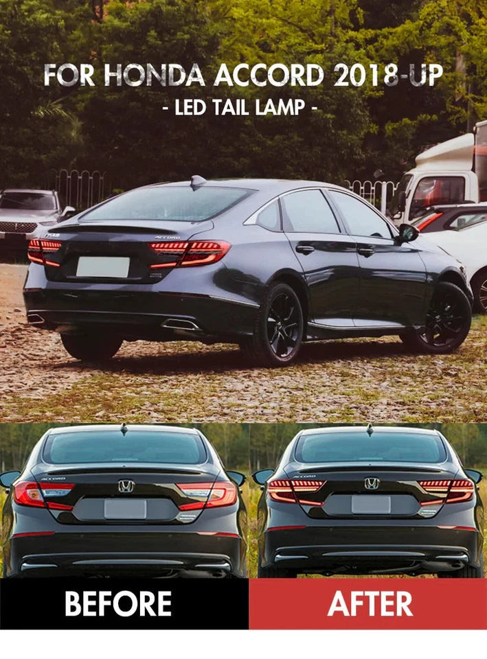 NTXGlow Smoked LED Tail Lights (2018-2021 Honda Accord)