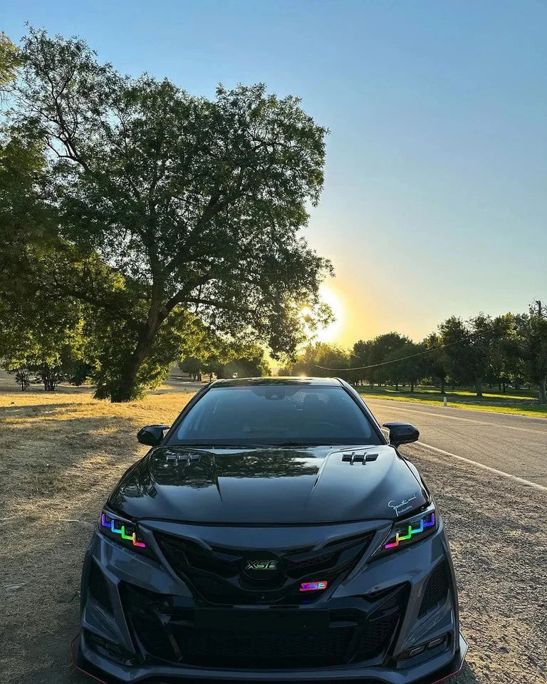 NTXGlow RGB Quad Projector Headlights (2018-2024 Toyota Camry LE, SE, XLE, XSE, TRD)