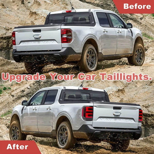 NTXGlow Smoked Red LED Tail Lights (2022+ Ford Maverick)