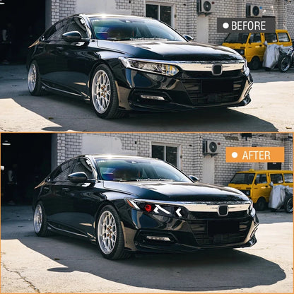NTXGlow Demon Eye LED Headlights (2018-2022 Honda Accord Sedan)