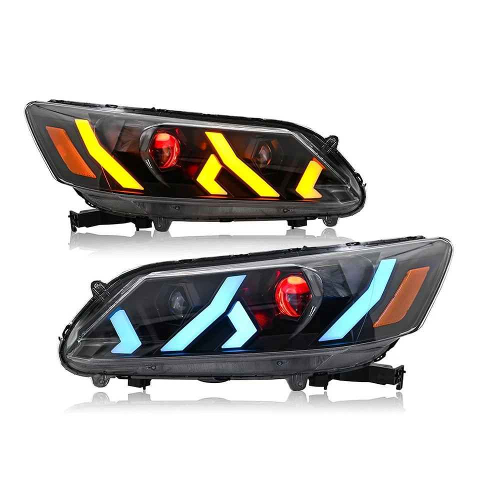 NTXGlow Demon Eye LED Headlights (2013-2015 Honda Accord)