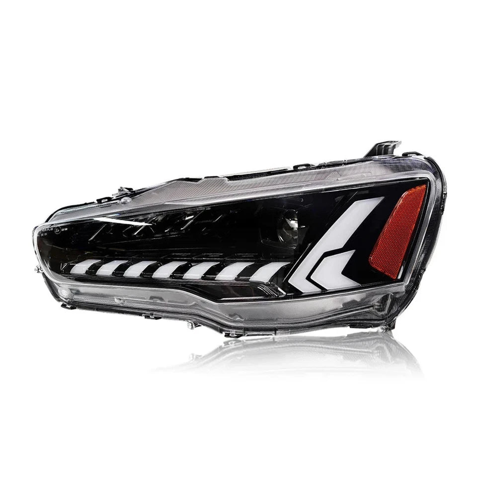 NTXGlow Start-up Animation LED Headlights (2008-UP Mitsubishi Lancer EVO EX)