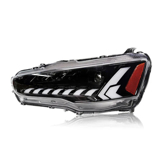 NTXGlow Start-up Animation LED Headlights (2008-UP Mitsubishi Lancer EVO EX)