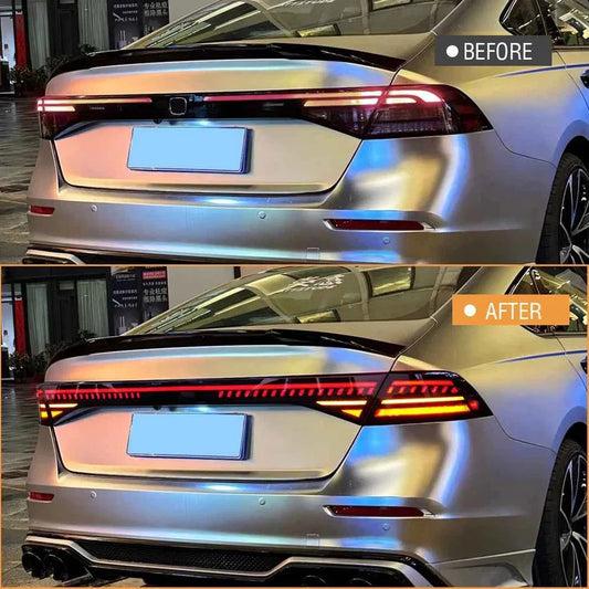 NTXGlow Smoked White LED Tail Lights with Trunk Lamp (2023-2025 Honda Accord)
