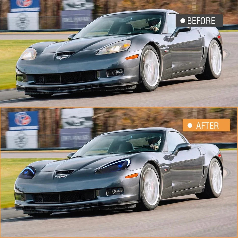 NTXGlow RGB LED Headlights (2005-2013 Chevrolet Corvette C6)