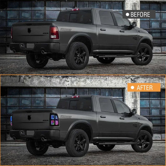 NTXGlow RGB LED Tail Lights (2009-18 Dodge RAM 1500 & 2013-18 RAM 2500)