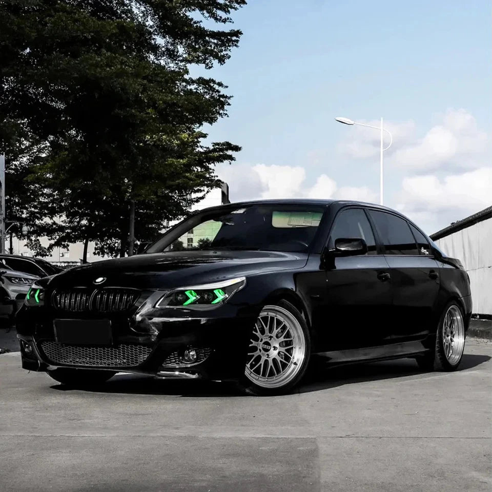 NTXGlow RGB LED Headlights (2005-2010 BMW 5-Series E60, 525i, 530i, 540i)