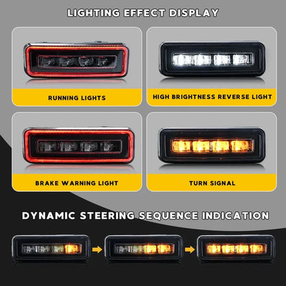 NTXGlow LED Bumper Brake Tail Lights (2020-2025 Land Rover Defender)