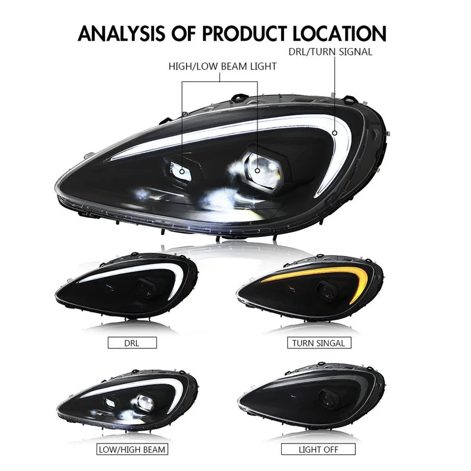 NTXGlow LED Headlights (2005-2013 Chevrolet Corvette C6)