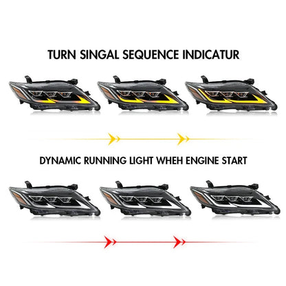 NTXGlow LED Headlights (2010-2011 Toyota Camry)