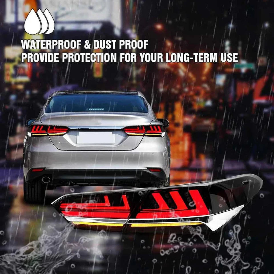 NTXGlow Smoked LED Tail Lights (2018-2024 Toyota Camry SE XSE LE )