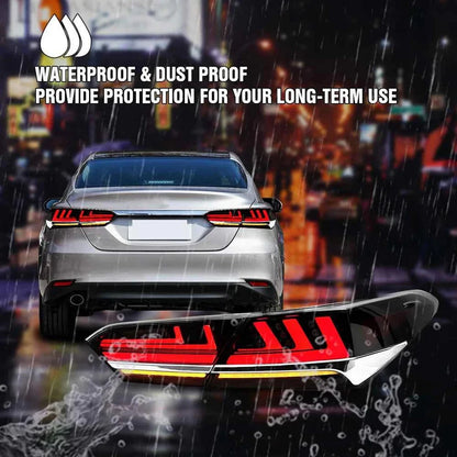 NTXGlow Smoked LED Tail Lights (2018-2024 Toyota Camry SE XSE LE )